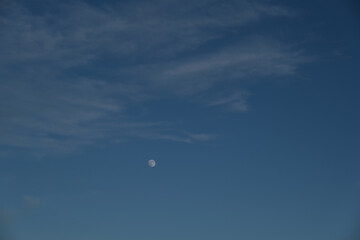 moon and clouds