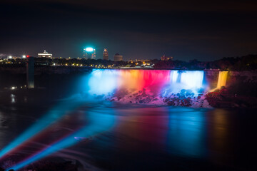 Naklejka na ściany i meble Canada Niagara by night
