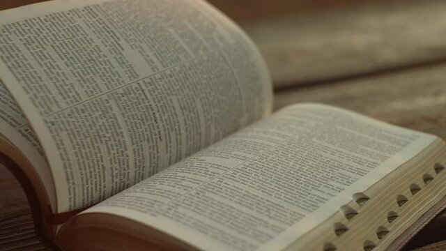 Holy Bible Close-Up