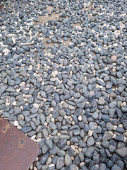 Natural Polished Pebble or Gravels Background