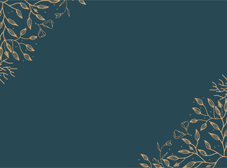 Abstract trendy universal artistic floral flower leaves background templates. Good for cover, invitation, banner, placard, brochure, poster, card, flyer and other.