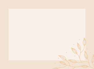 Abstract trendy universal artistic floral flower leaves background templates. Good for cover, invitation, banner, placard, brochure, poster, card, flyer and other.