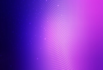 Light Purple, Pink vector Beautiful colored illustration with blurred circles in nature style.