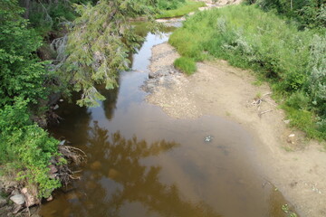 Reflections On The Creek, Whitemud Park, Edmonton, Alberta