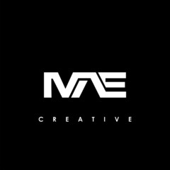 MAE Letter Initial Logo Design Template Vector Illustration