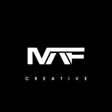 MAF Letter Initial Logo Design Template Vector Illustration