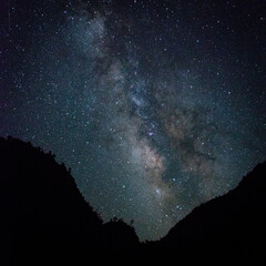 Blue Milky Way in Zion