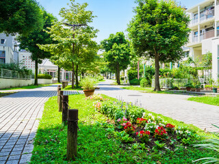 閑静な住宅街