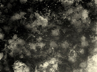 Black Watercolor Artistic. White Abstract Paper. Texture Brush. Set Geometric. Paint Canvas. Design Poster. Art Pattern. Splash Element. Graphic Stain