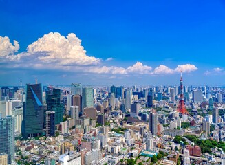 東京風景　夏空