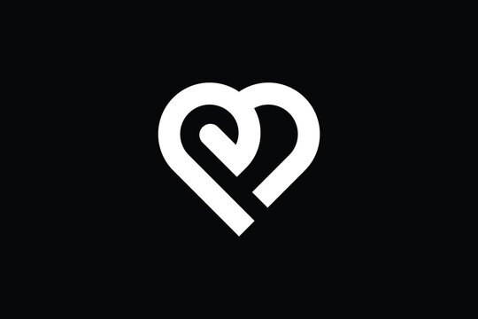 MP logo letter design on luxury background. PM logo monogram initials letter concept. MP icon logo design. PM elegant and Professional letter icon design on black background. M P PM MP