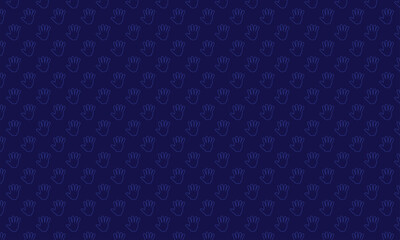 Fototapeta na wymiar Vector illustration, isolated palm pattern on blue background