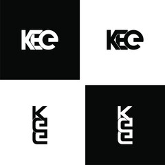 kee initial letter monogram logo design