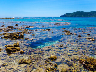 沖縄県島尻郡座間味村慶良間諸島阿嘉島の風景