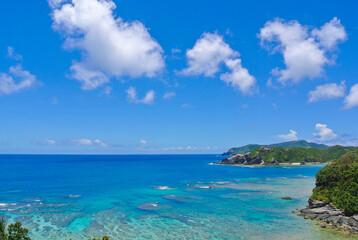 沖縄県島尻郡座間味村慶良間諸島阿嘉島の風景