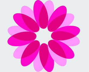 pink flower illustration