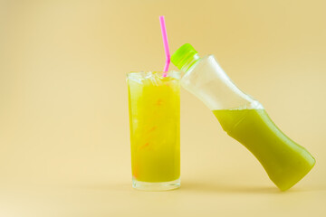 Ready to drink sugarcane juice. It is fresh and cool for your hot summer.