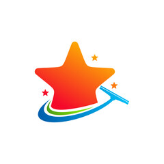Star Clean logo vector template, Creative Clean logo design concepts