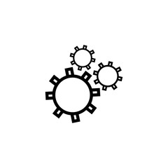 gear wheel adjuster icon vector design illustration