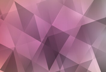 Obraz premium Light Pink vector abstract mosaic backdrop.