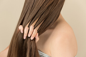 Naklejka premium ヘアダメージ.