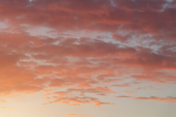 Picturesque beautiful sky as an abstraction and background.