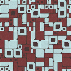 Abstract Geometric Pattern generative computational art illustration