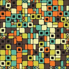 Abstract Geometric Pattern generative computational art illustration