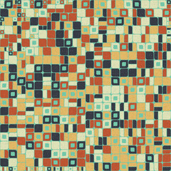 Abstract Geometric Pattern generative computational art illustration