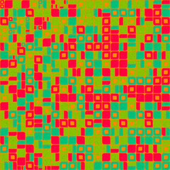 Abstract Geometric Pattern generative computational art illustration