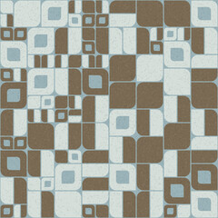 Abstract Geometric Pattern generative computational art illustration