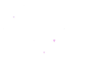 Light Purple vector template with doodle hearts.