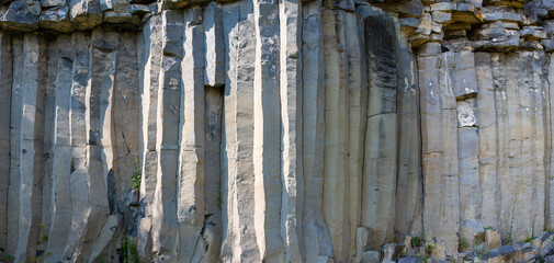 Basalt columns from Racos - Romania.
It is a monument of nature and make up a protected area of...