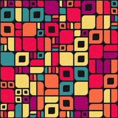 Abstract Geometric Pattern generative computational art illustration