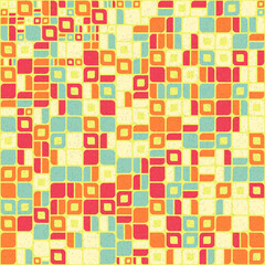 Abstract Geometric Pattern generative computational art illustration