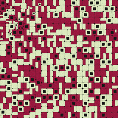 Abstract Geometric Pattern generative computational art illustration