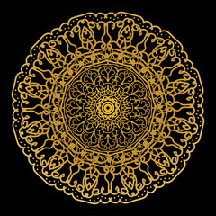 spiritual symbol round ornament