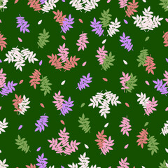 seamless pattern with plants