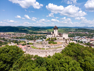 Trencin Castle is a castle above the town of Trencin in western Slovakia