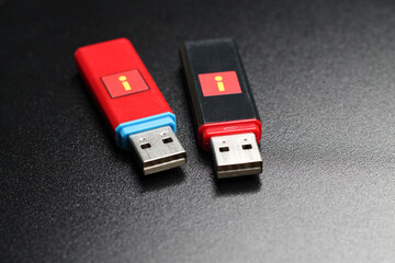 A USB drive with protective software