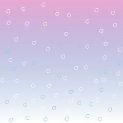 Seamless backgrounds for scrapbooking, needlework and printing on all types of clothing and fabric. Blue sky with dots. Incredibly beautiful and delicate lines. Blue, pink, transition with a slight gr