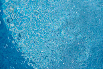 Fototapeta na wymiar Wasser - blauer Hintergrund