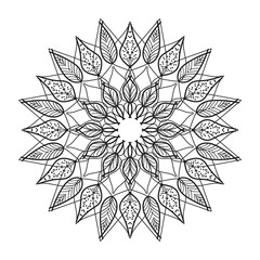 Uniq Mandala shaped circular pattern with the latest art decoration