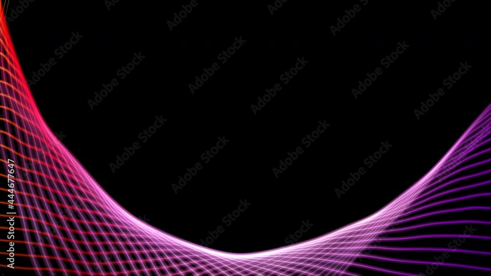 Canvas Prints red and purple curve form technology background