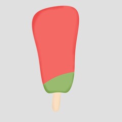 ice cream icon on internet button