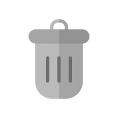 trash can flat icon