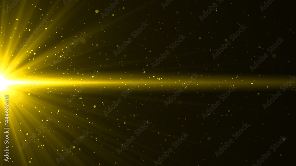 Canvas Prints gold particle flare background for background concept
