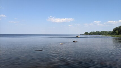 boat on the lake