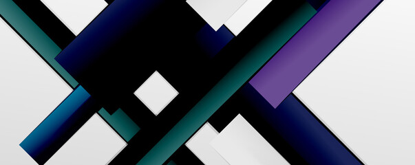 Color abstract lines trendy geometric background for business or technology presentation, internet poster or web brochure cover, wallpaper