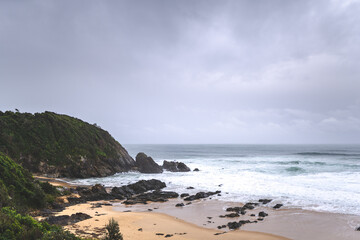 Fototapeta premium beach and rocks